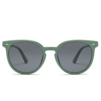 Simple Style Solid Color Tac Round Frame Full Frame Kids Sunglasses main image 3