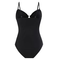 Women's Basic Lady Solid Color 1 Piece One Piece Swimwear main image 4
