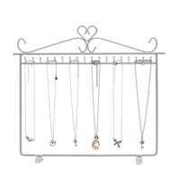 Simple Style Solid Color Iron Jewelry Rack main image 5
