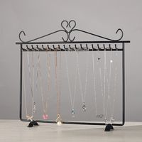 Simple Style Solid Color Iron Jewelry Rack main image 1