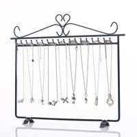Simple Style Solid Color Iron Jewelry Rack sku image 2