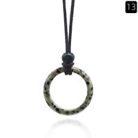 Simple Style Round Crystal Unisex Solitaire Necklace sku image 12