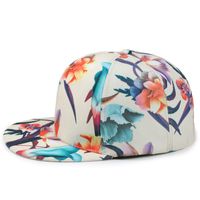 Femmes Style Simple Forme De Cœur La Plume Fleur Avant-toit Plat Casquette De Baseball main image 5