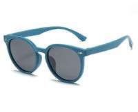 Simple Style Solid Color Tac Round Frame Full Frame Kids Sunglasses sku image 4