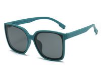 Simple Style Solid Color Tac Square Full Frame Kids Sunglasses sku image 4