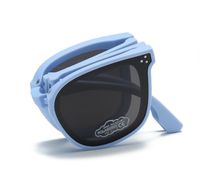 Cute Simple Style Solid Color Tac Square Full Frame Kids Sunglasses main image 2