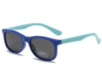 Cartoon Style Cute Color Block Pc Oval Frame Full Frame Kids Sunglasses sku image 3