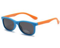 Cartoon Style Cute Color Block Pc Oval Frame Full Frame Kids Sunglasses sku image 5