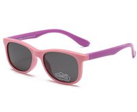 Cartoon Style Cute Color Block Pc Oval Frame Full Frame Kids Sunglasses sku image 6