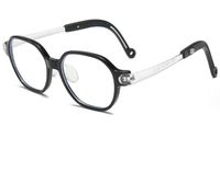 Simple Style Solid Color Pc Round Frame Full Frame Optical Glasses sku image 1