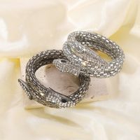 Cool Style Shiny Snake Alloy Rhinestone Plating Women's Bracelets Earrings Necklace main image 8