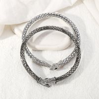 Cool Style Shiny Snake Alloy Rhinestone Plating Women's Bracelets Earrings Necklace main image 9