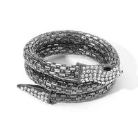 Cool Style Shiny Snake Alloy Rhinestone Plating Women's Bracelets Earrings Necklace sku image 4