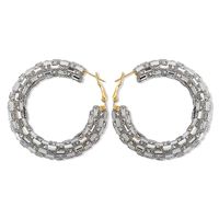 Cool Style Shiny Snake Alloy Rhinestone Plating Women's Bracelets Earrings Necklace sku image 1