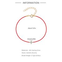 Simple Style Star Sterling Silver Rope Plating Women's Bracelets main image 2