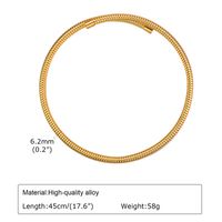 Elegant Simple Style Round Alloy Wholesale Bracelets Necklace sku image 2