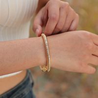 Elegant Simple Style Round Alloy Wholesale Bracelets Necklace main image 5