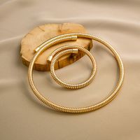 Elegant Einfacher Stil Runden Legierung Großhandel Armbänder Halskette main image 10