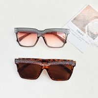 IG Style Elegant Solid Color Pc Resin Square Diamond Full Frame Women's Sunglasses main image 6
