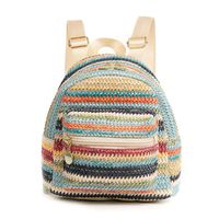 Casual Personalized Straw Backpack main image 1
