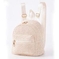 Casual Personalized Straw Backpack main image 2
