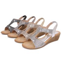 Women's Casual Color Block Round Toe Thong Sandals main image 1