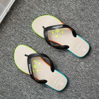 Männer Lässig Farbblock Zehe Zeigen Flip-flops main image 3