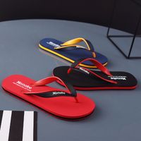 Männer Lässig Farbblock Zehe Zeigen Flip-flops main image 1