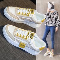 Women's Casual Color Block Round Toe Skate Shoes main image 2