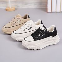 Women's Casual Color Block Round Toe Chunky Sneakers main image 3