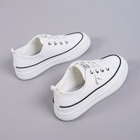 Women's Casual Solid Color Round Toe Skate Shoes main image 6