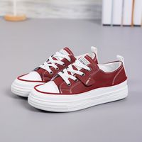 Women's Casual Solid Color Round Toe Skate Shoes sku image 14