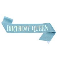 Birthday Letter Glitter Cloth Party Costume Props 1 Piece sku image 50