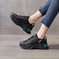 Women's Casual Color Block Round Toe Chunky Sneakers main image 4
