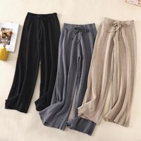 Women's Daily Street Simple Style Solid Color Full Length Casual Pants Straight Pants main image 1