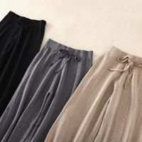 Women's Daily Street Simple Style Solid Color Full Length Casual Pants Straight Pants main image 4