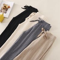 Women's Daily Street Simple Style Solid Color Full Length Casual Pants Straight Pants main image 2