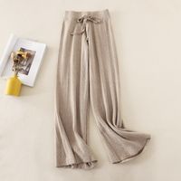 Women's Daily Street Simple Style Solid Color Full Length Casual Pants Straight Pants main image 5