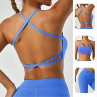 Sports Solid Color Nylon Strap Active Tops Vest main image 6