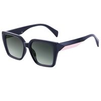 IG Style Streetwear Solid Color Pc Square Full Frame Women's Sunglasses sku image 2