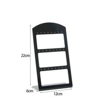 Simple Style Square Arylic Hollow Out Jewelry Rack sku image 3