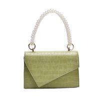 Women's Small Pu Leather Solid Color Vintage Style Classic Style Magnetic Buckle Handbag main image 4