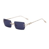 IG Style Streetwear Solid Color Pc Square Frameless Men's Sunglasses sku image 1