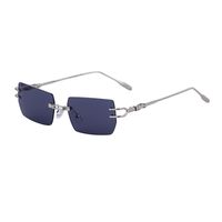 IG Style Streetwear Solid Color Pc Square Frameless Men's Sunglasses sku image 4