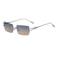 IG Style Streetwear Solid Color Pc Square Frameless Men's Sunglasses sku image 5
