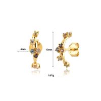 1 Pair Simple Style Geometric Plating Sterling Silver 18k Gold Plated Hoop Earrings Drop Earrings Ear Studs main image 8