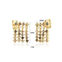1 Pair Simple Style Geometric Plating Sterling Silver 18k Gold Plated Hoop Earrings Drop Earrings Ear Studs main image 5