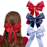Kid'S Simple Style Bow Knot Mixed Materials Hair Clip main image 1