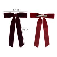 Women's Simple Style Bow Knot Cloth Handmade Hair Clip main image 3