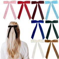 Women's Simple Style Bow Knot Cloth Handmade Hair Clip main image 1